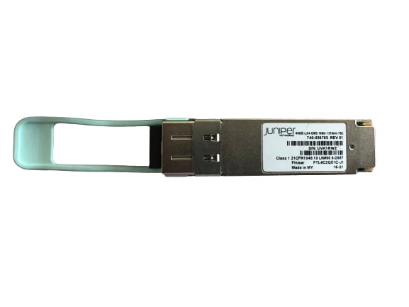 JNP-QSFP-40G-LX4 Juniper Networks | QSFP+ 40GBASE-LX4 40 Gigabit optics for up to 150 m transmission with OM4 over duplex MMF