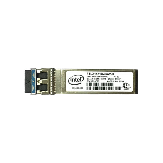 FTLX1471D3BCV-IT Intel | Dual Rate 10GBase-LR 1310nm SFP+ Optical Transceiver F/s