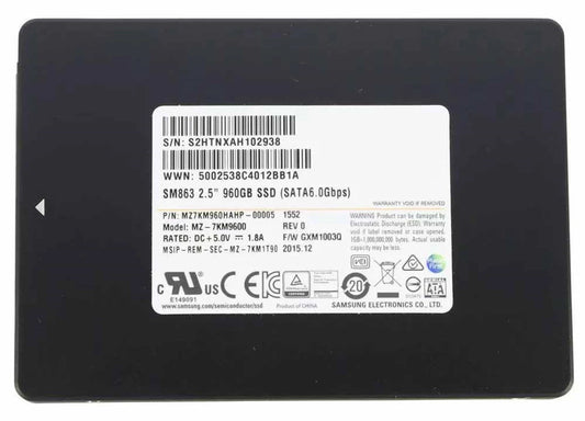 MZ7KM960HAHP-00005 Samsung | SM863 960GB SATA 6Gbps 2.5inch SSD