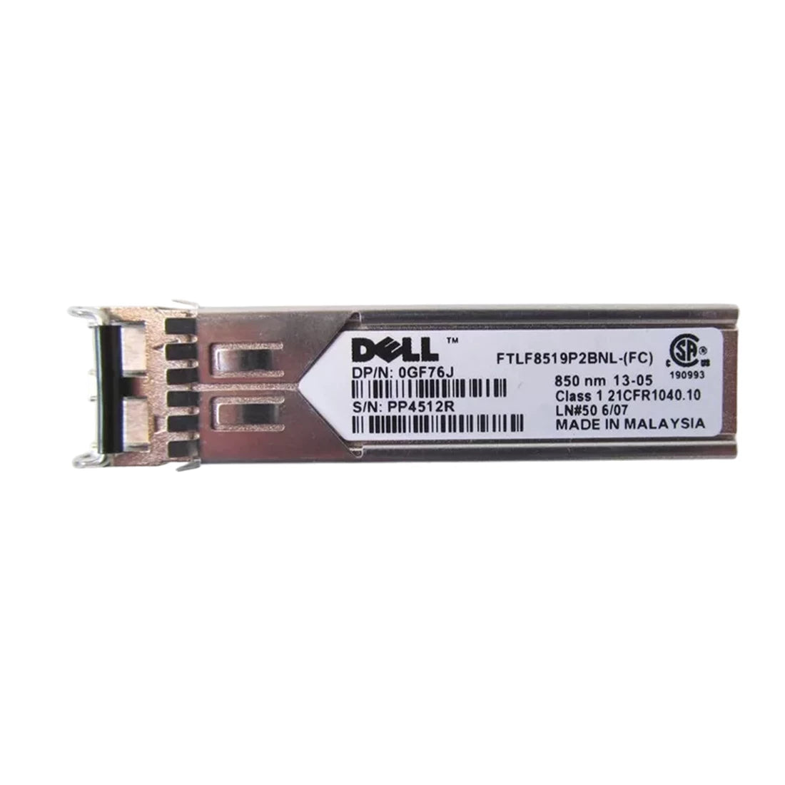 GF76J Dell | PowerConnect 1000BASE-SX 850nm SFP GBIC Transceiver