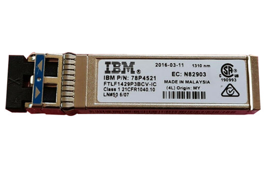 78P4521 IBM | 16G FC SFP+ 1310nm 10km Transceiver