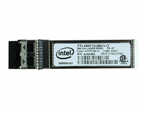 E65689-001 Intel | SFP+ Transceiver Module 1000BASE-SX 10GBASE-SR Plug-in Module F/s