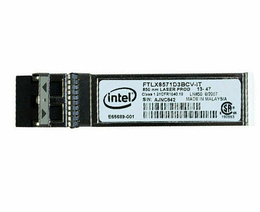 E65689-001 Intel | SFP+ Transceiver Module 1000BASE-SX 10GBASE-SR Plug-in Module F/s