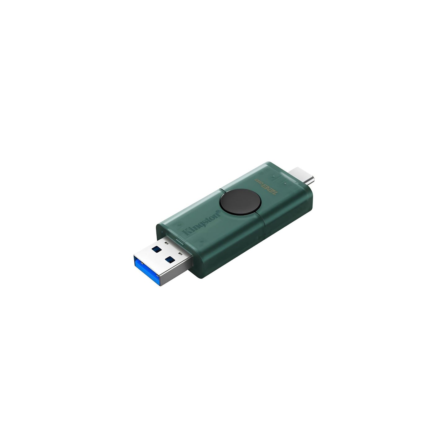 USB-C Kingston | Clé USB 3.2 (Type A + Type C) Gen 1 On-The-Go DataTraveler Duo 128 Go