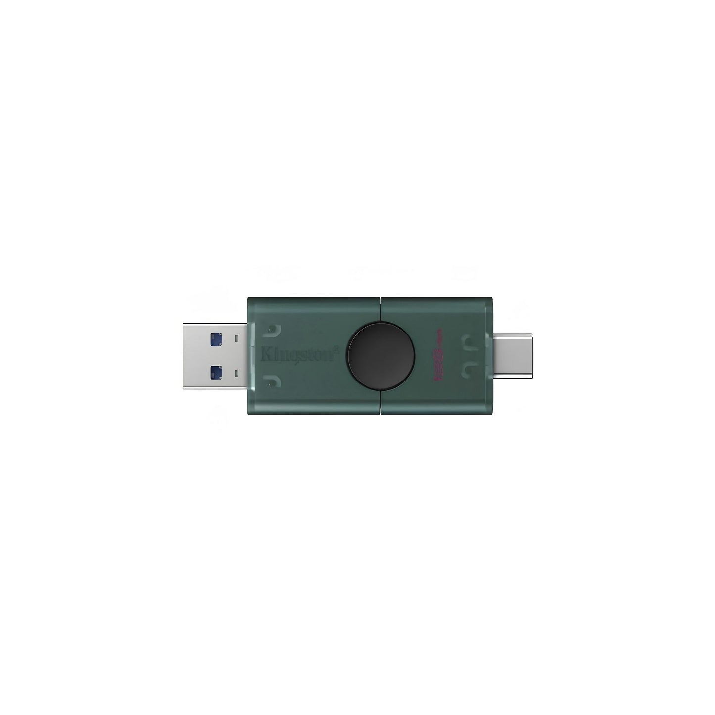 USB-C Kingston | Clé USB 3.2 (Type A + Type C) Gen 1 On-The-Go DataTraveler Duo 128 Go