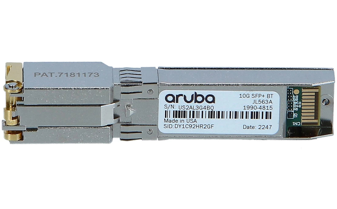 JL563A HPE | Aruba 10Gbase-T SFP+ RJ45 30m Cat6A Transceiver