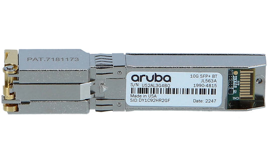 JL563A HPE | Aruba 10Gbase-T SFP+ RJ45 30m Cat6A Transceiver