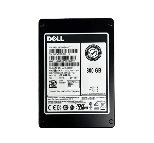MZILS800HEHP0D3 Samsung | PM1635a Mixed Use SSD 800 GB SAS 12Gb/s DELL