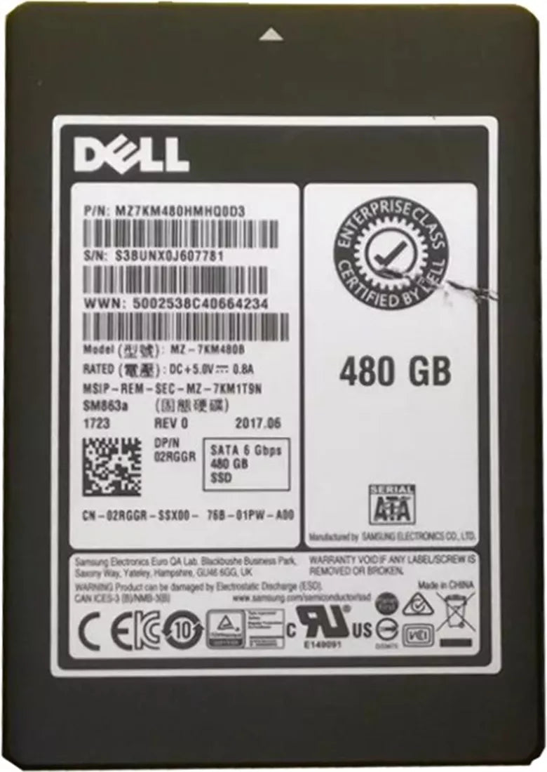 MZ7KM480HMHQ0D3 Samsung | 480Gb SATA 6Gbps 2.5Inch Mix Use Mlc SSD