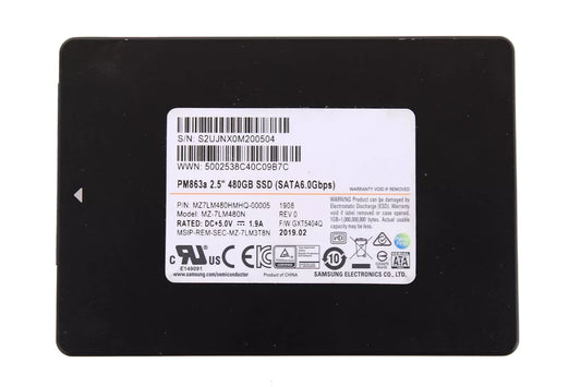 MZ7LM480HMHQ Samsung | PM863a 480GB SATA 6Gbps 2.5inch SSD
