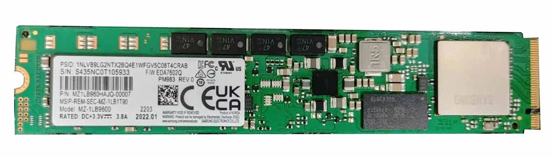 MZ1LB960HAJQ-00007 Samsung | PM983 960Gb PCI Express 3.0 x4 SSD