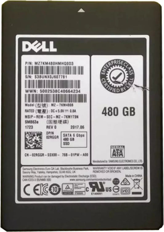 MZ-7KM480B Samsung | 480Gb SATA 6Gbps 2.5Inch Mix Use Mlc SSD