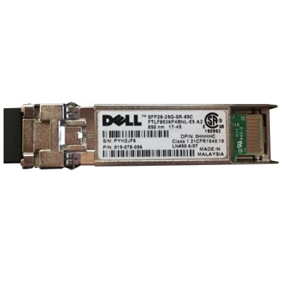 FTLF8536P4BNL-E5 Dell | 25Gb/s 850nm Short Wavelength SFP+ Transceiver