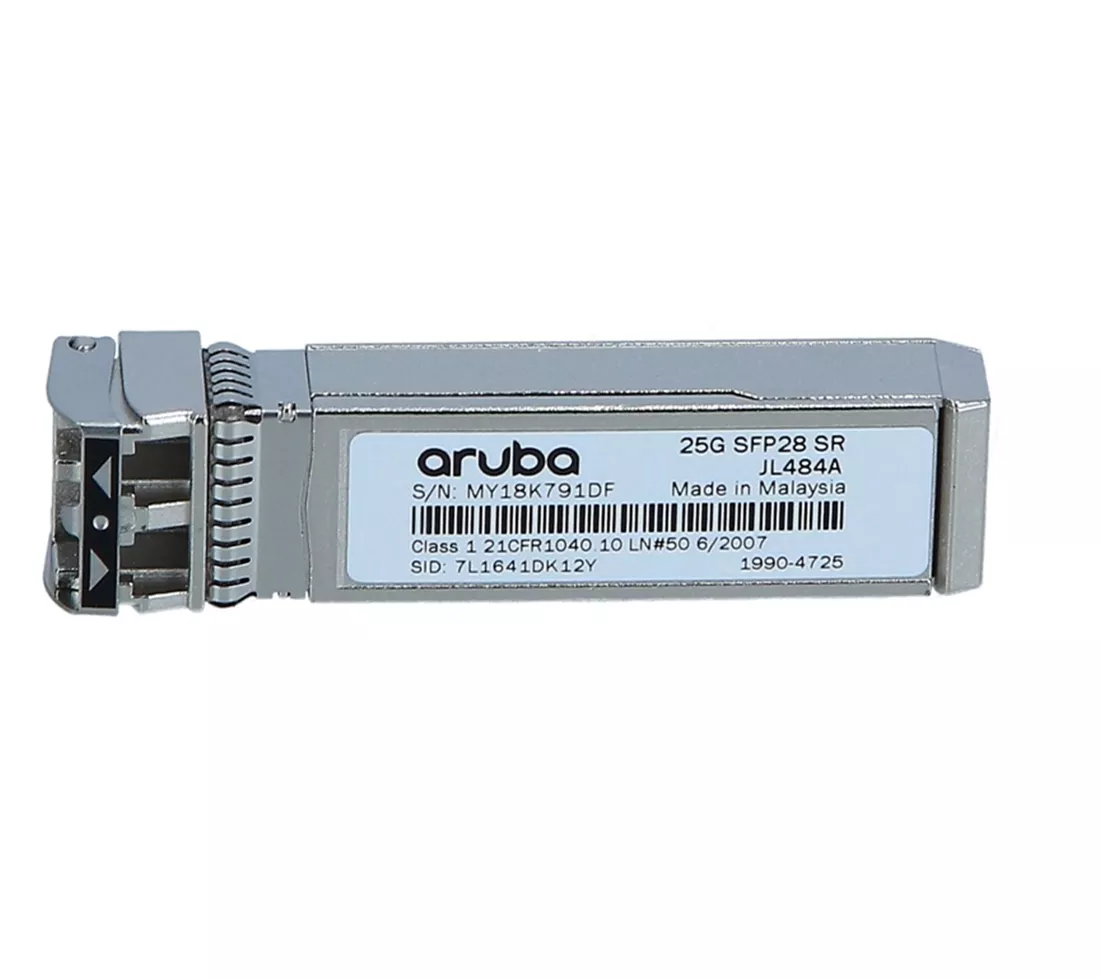 JL484A HPE | Aruba 25G Sfp28 Lc Sr 100m Mmf Transceiver