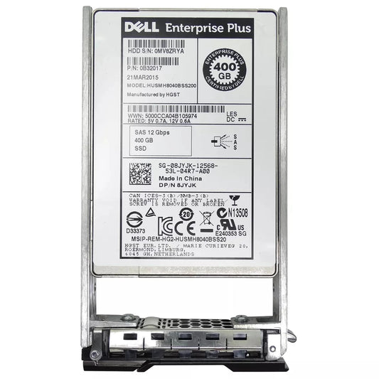 8JYJK Dell | EP+ Compellent 400GB SAS 12Gbps SSD