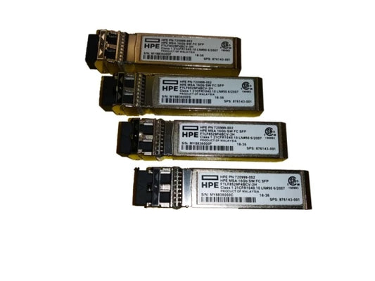 C8R24B HPE | MSA 16Gb Short Wave Fibre Channel SFP+ 4-pack Transceiver