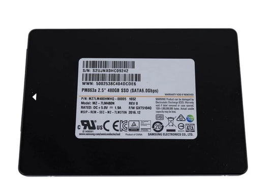 MZ-7LM480N Samsung | PM863a - SSD - 480 GB - SATA 6Gb/s