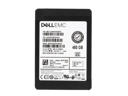 MZ7LH480HAHQ0D3 Samsung | PM883 Read Intensive SSD 480 GB SATA 6Gb/s DELL
