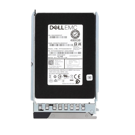 02M3C Dell | 480GB SATA 6Gbps Mixed Use 3 DWPD 2.5 Inch Hot Plug SSD