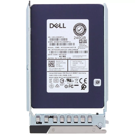 JFMNH Dell | 240GB SATA-6Gbps Mixed-Use TLC 2.5" Enterprise SSD