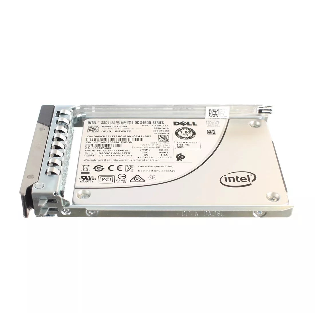 MWKF2 Dell | 1.92TB SATA 6Gbps Mixed Use 3DWPD 2.5-Inch Hot Plug SSD
