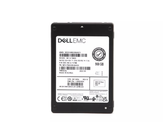 MZ-ILT960C Samsung | PM1643a Read Intensive SSD 960 GB SAS 12Gb/s DELL