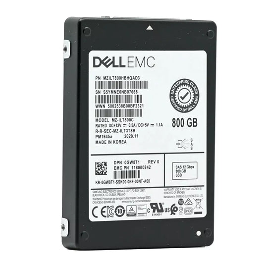 MZ-ILT800C Samsung | PM1645a Mixed Use SSD 800 GB SAS 12Gb/s DELL