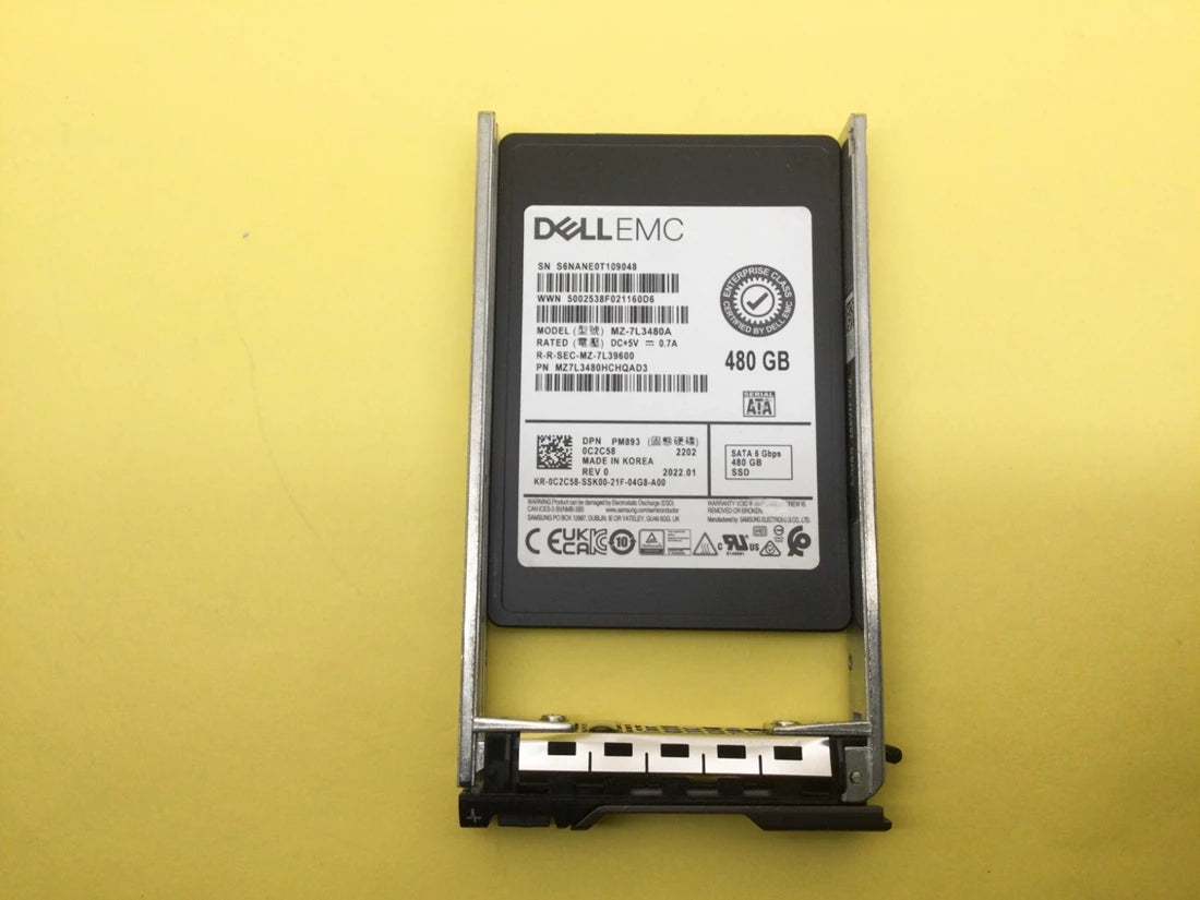 C2C58 Dell | 480GB SSD SATA Mix Use 6Gbps TLC 2.5in Hot-Plug Drive