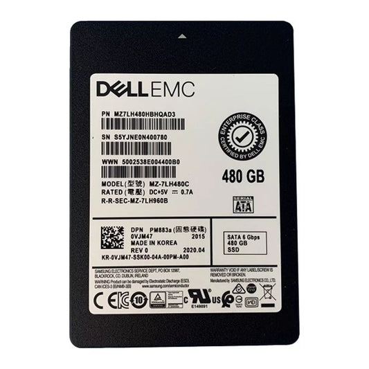 MZ-7LH480C Samsung | PM883A Read Intensive SSD 480 GB SATA 6Gb/s DELL