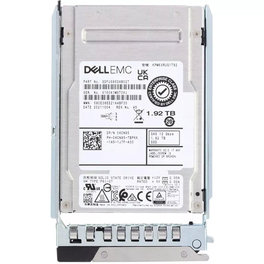 4CN85 Dell | 1.92TB SAS 12Gbps Read Intensive 1DWPD 2.5Inch SSD