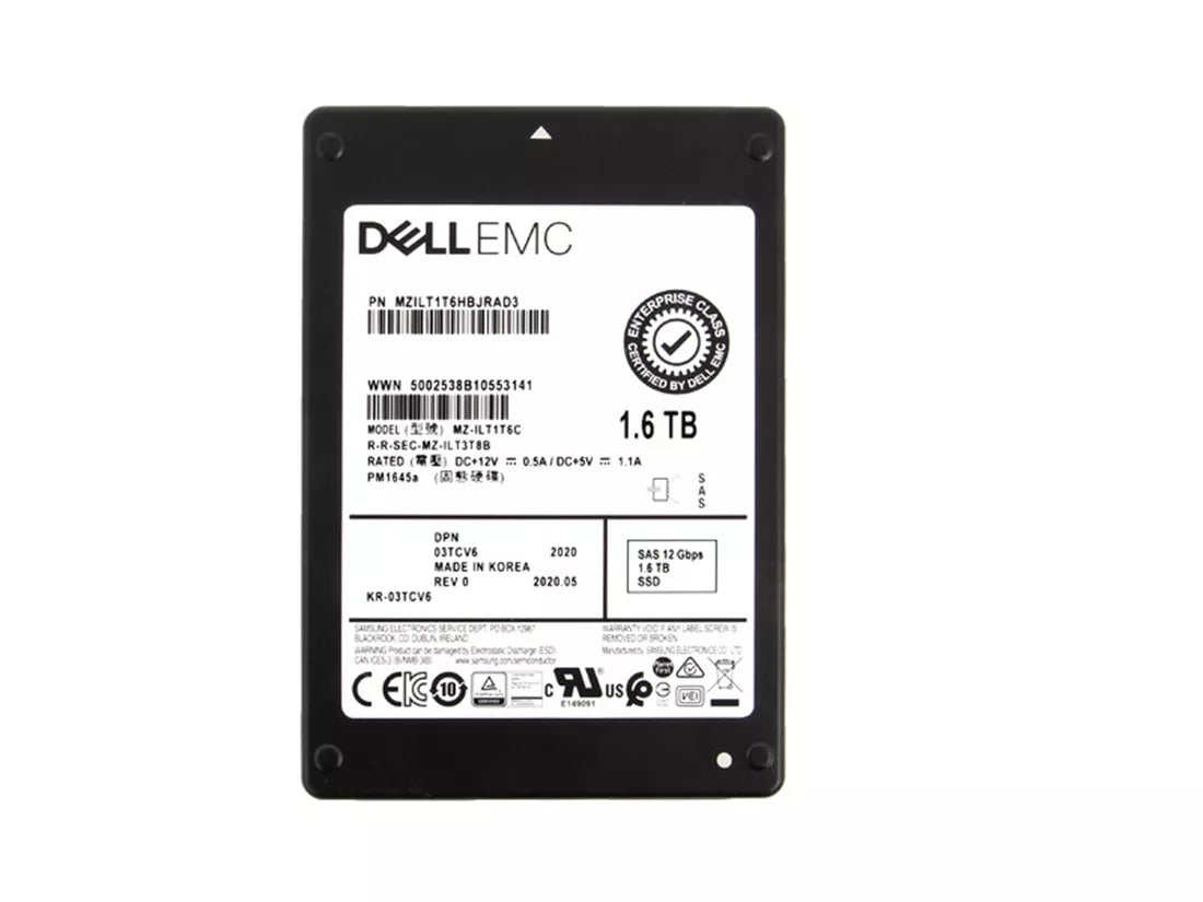 MZILT1T6HBJRAD3 Samsung | PM1645a SSD 1.6 TB SAS 12Gb/s DELL
