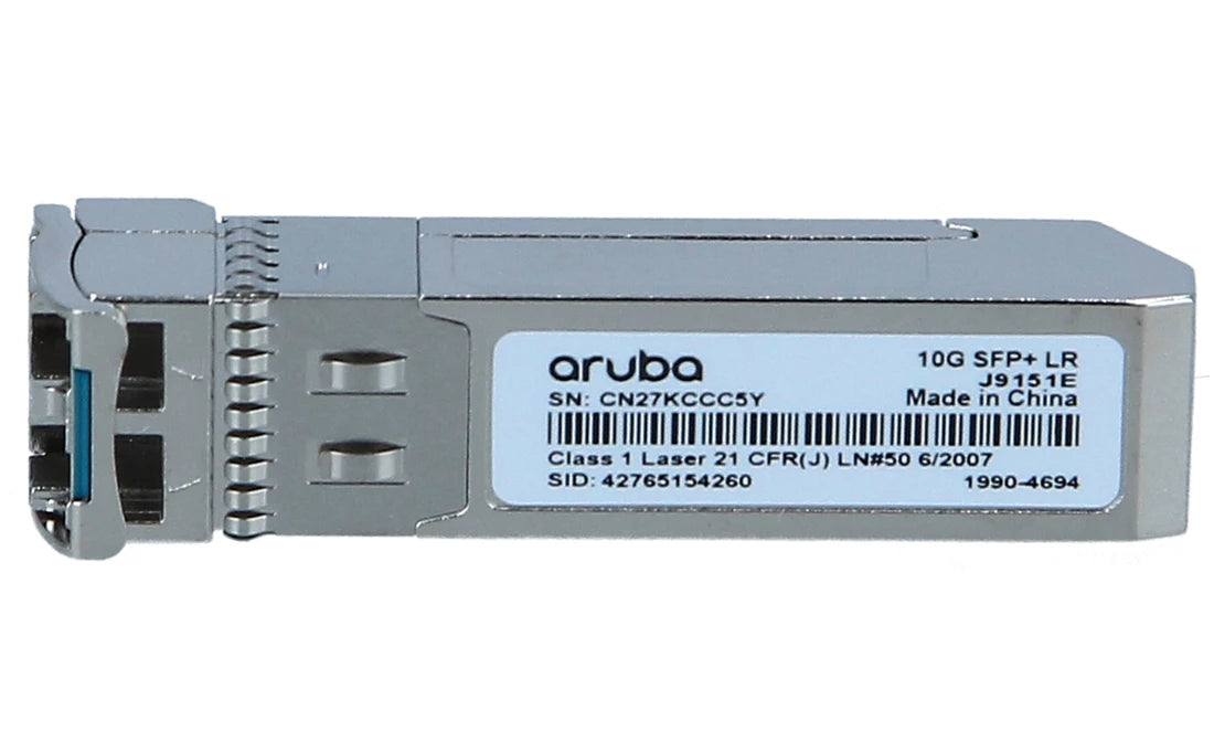 J9151-61301 HPE | Aruba 10G SFP+ LC LR 10Km SMF XCVR