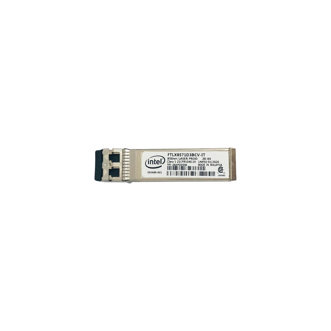 E10GSFPSRG2P5 Intel | SFP+ Transceiver Module 1000BASE-SX 10GBASE-SR Plug-in Module