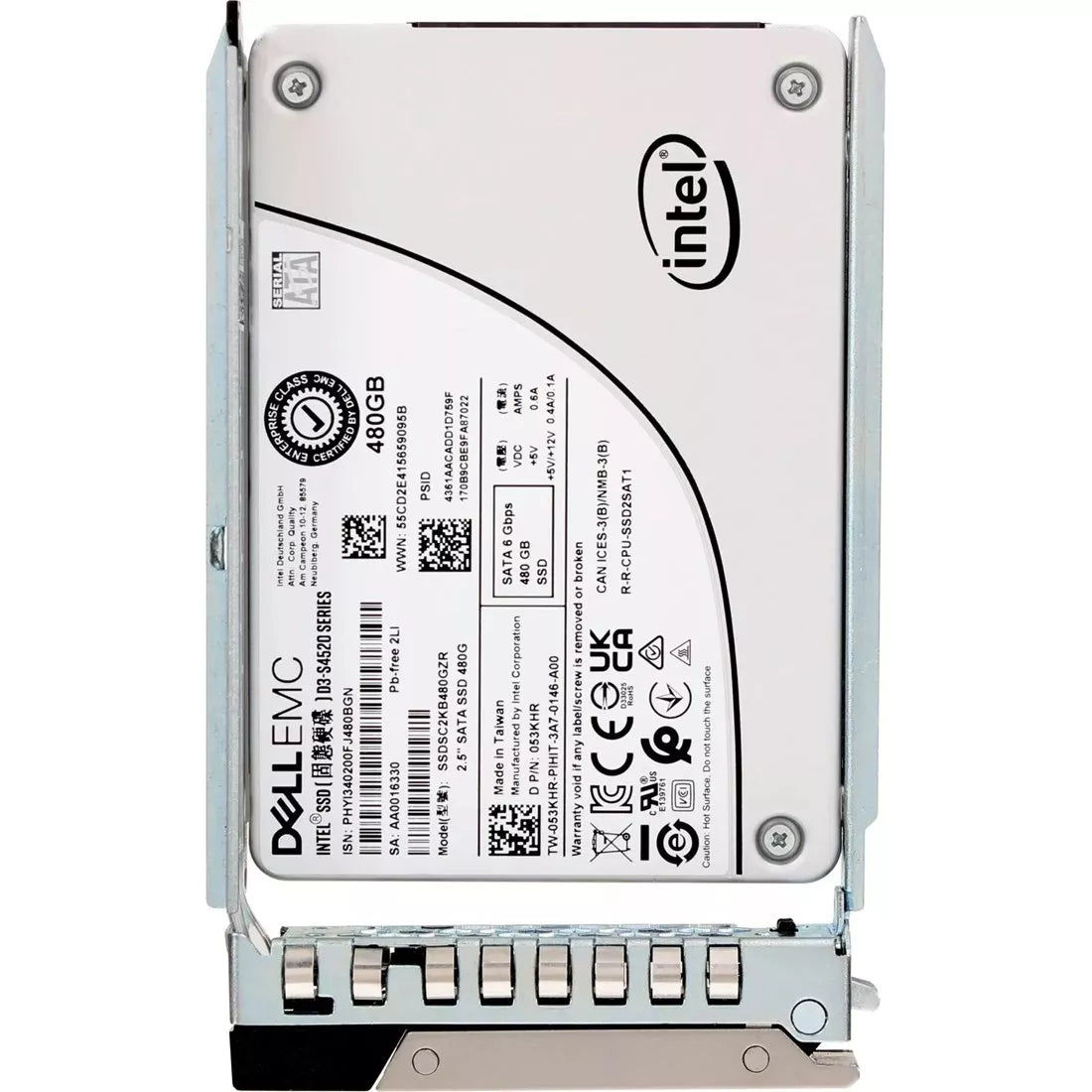53KHR Dell | SATA-6Gbps 2.5Inch Mixed Use 3 DWPD Hot Plug SSD