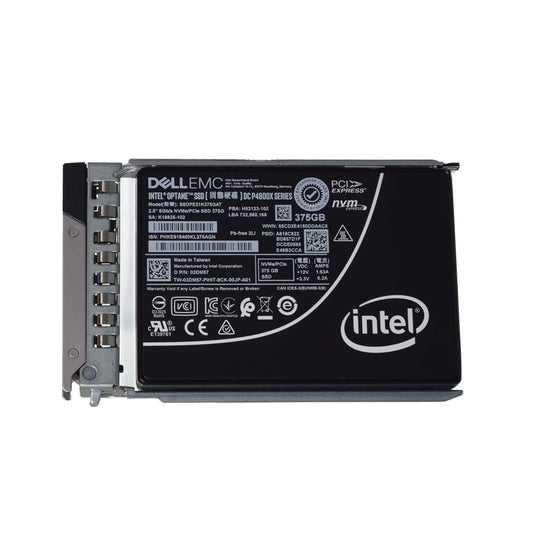 3DM57 Dell | 375GB WI 2.5Inch NVMe PCIe Gen3.0 x4 SSD with Tray