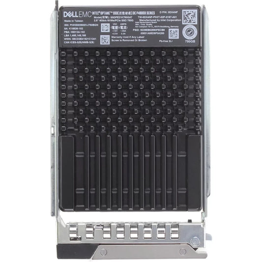DX4NF Dell | DC P4800X Series 750GB PCIe 3.0 x4 (NVMe) U.2 2.5" Solid State Drive with Tray