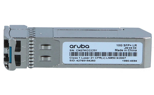 1990-4727 HPE | Aruba 10G Sfp+ Lc Lr 10Km Smf Transceiver