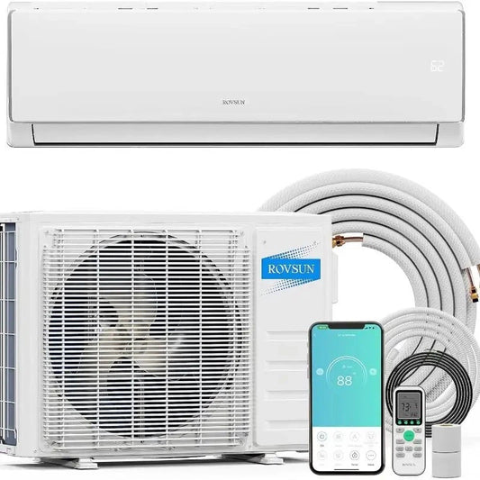 11,500 BTU Mini Split Air Conditioner Heat Pump Kit – 230V Ductless System