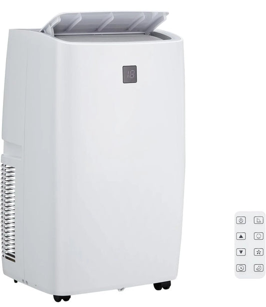 14,000 BTU Portable Air Conditioner – 3-in-1 with Remote & Window Kit